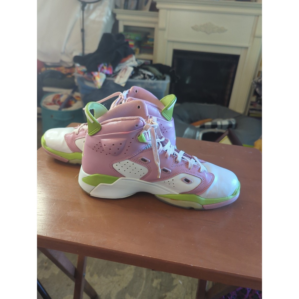 Air Jordan 6-17-23 Pink White Shoes Green DM1159-613 - Size 5.5